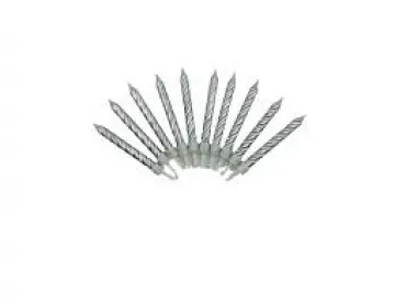 VELA ESPIRAL X10 PLATEADA RF:IF1556P