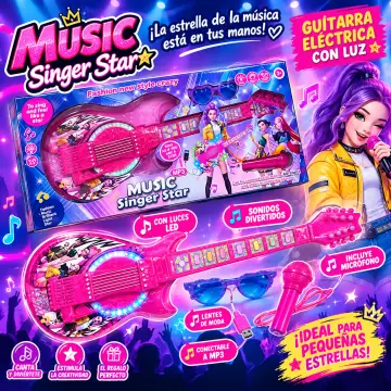 GUITARRA CON MICROFONO K-POP RF:HDS37