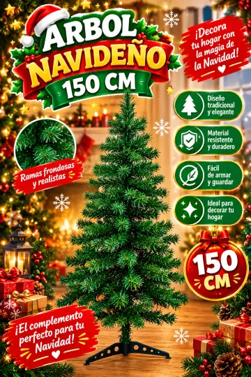 ARBOL NAVIDEÑO 150 CM RF:J1279-2