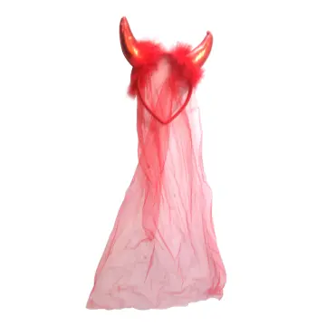 TIARA DE DIABLA CON MALLA RF:BLK-HL17