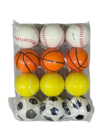 PELOTA ANTIESTRES BALONES X12 RF: PARTY ON 1265
