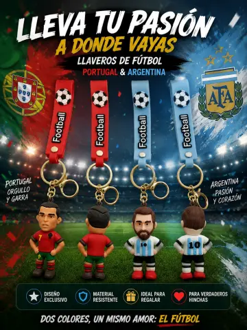 LLAVERO MESSI Y CRISTIANO RF:WFC-1196