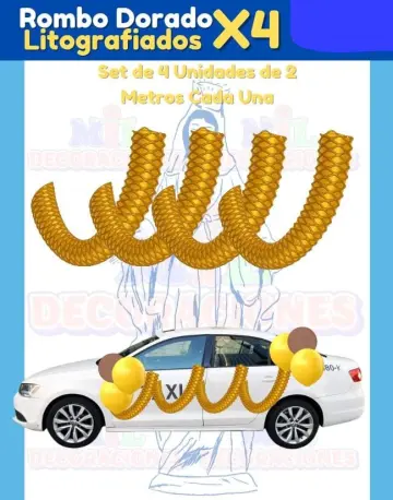ROMBO X4 DORADO VIRGEN DEL CARMEN