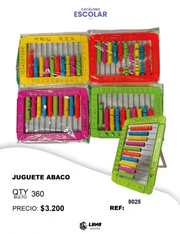 JUGUETE ABACO  PEQUEÑO RF:8025