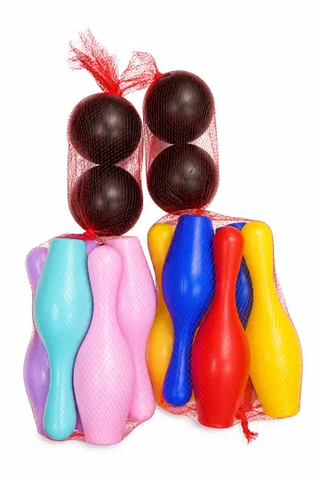 JUEGO DE BOLOS X6 MAS 2 PELOTAS RF:BJ-04