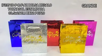 BOLSA DE REGALO FC HOLOGRAFICA 33.5 X 26 LUNA-116