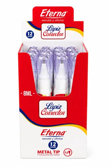 CORRECTOR ETERNA 8ML X12 RF:ET105