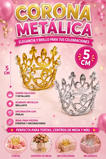 CORONA METALICA 5CM RF:13252