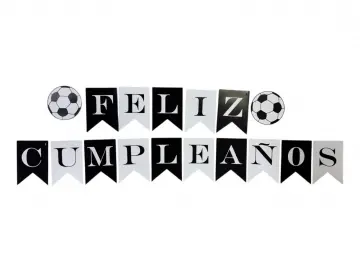 BANDERIN FELIZ CUMPLEAÑOS FUTBOL RF: PARTY ON 1083
