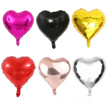 GLOBO METALIZADO CORAZON 5 PULGADAS X50