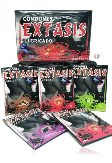 PRESERVATIVO EXTASIS DISPLAY X20 RF:EX-20B