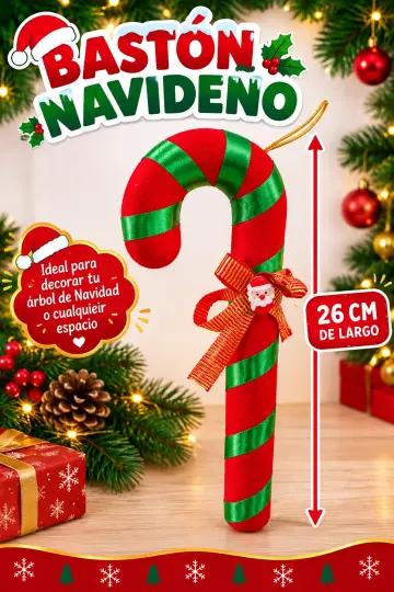 BASTON NAVIDEÑO 26CM RF:HG26-9211-53