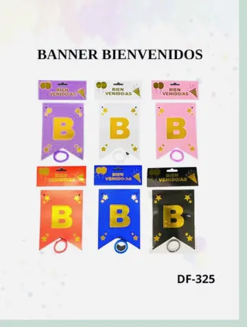 BANDERIN BIENVENIDOS
