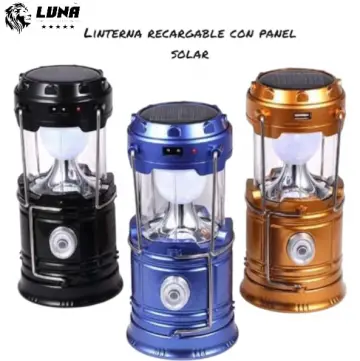 LAMPARA CAPERUZA CON PANEL SOLAR RF:CH21161