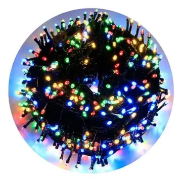 INSTALACIÓN NAVIDEÑA 100 BOMBILLOS MULTICOLOR RF:HG-37 V-MULTI