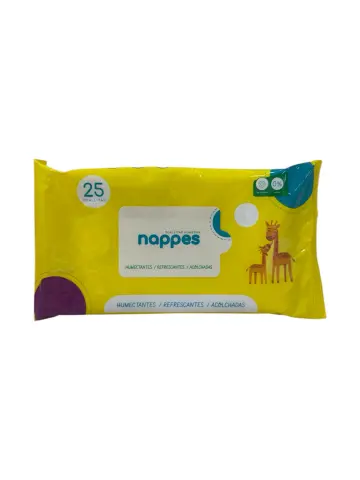 PAÑITOS HÚMEDOS NAPPES MEDIANO x25 SE4002