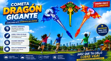 COMETA DRAGON GRANDE 210X116CM RF:CH26393