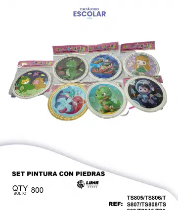 SET DE PINTURA CON PIEDRA RF-TS805