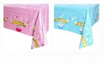 MANTEL METALIZADO MOTIVO BAUTIZO