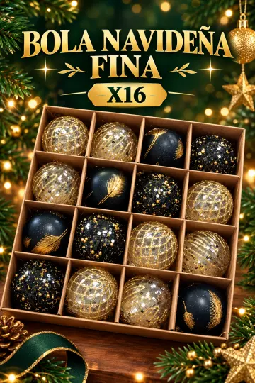 BOLA FINA DECORADA X16 RF:W232