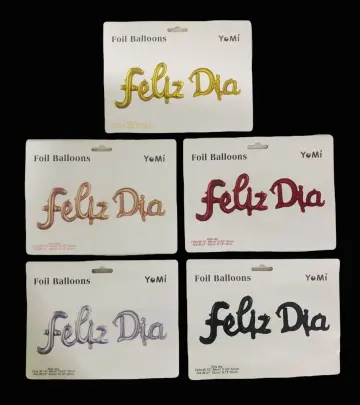 LETRERO FELIZ DIA LETRA CURSIVA RF-LUNA019