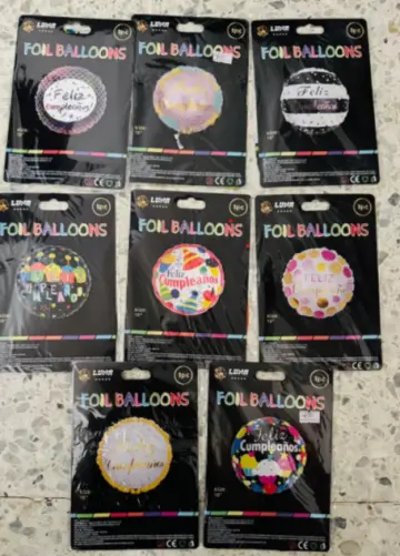 GLOBO FELIZ CUMPLEAÑOS 10PULGADAS RF LUNA035