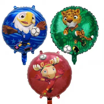 GLOBO METALIZADO MASCOTA MUNDIAL 18 PLGB