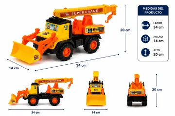 CARRO TRUCK SUPER POWER GRUA Y ESCAVADORA RF:677-63