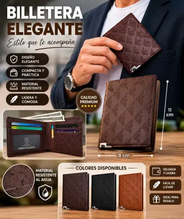 BILLETERA PARA HOMBRE SENCILLA RF:BG-102