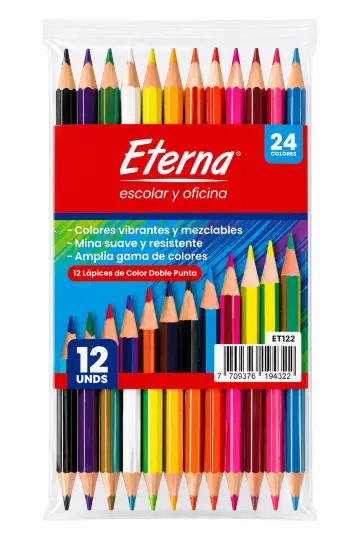 COLORES ETERNA DOBLE PUNTA X12 RF:ET122