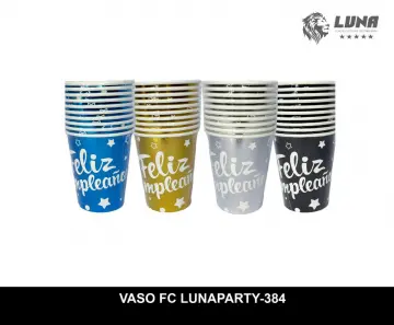 PLATO Y VASO IMPORTADO RF:LUNA PARTY-383-384