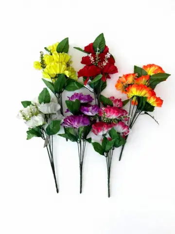 RAMO DE FLORES X6 36CM RF: PARTY ON 1022