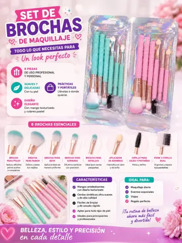 SET DE BROCHAS X5 RF:PT27302