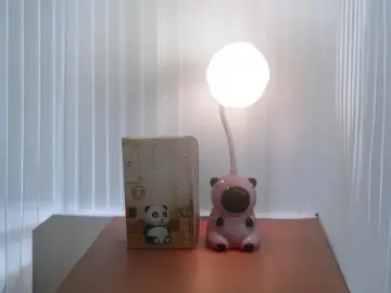 LAMPARA DE CAPIBARA ROSADA