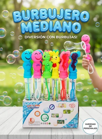 BURBUJERO MEDIANO SURTIDO  X24