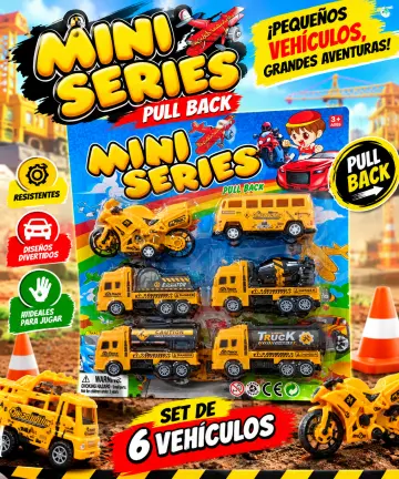 SET DE CARROS AMARILLOS X6 RF:MG54074