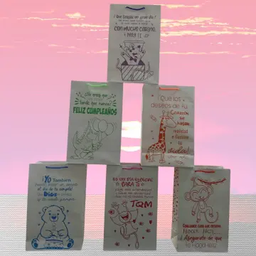 BOLSA DE REGALO KRAFT COLORES MEDIANA X12 26x16x8 cm