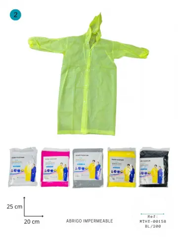 ABRIGO INPERMEABLE RF:MTHY00158