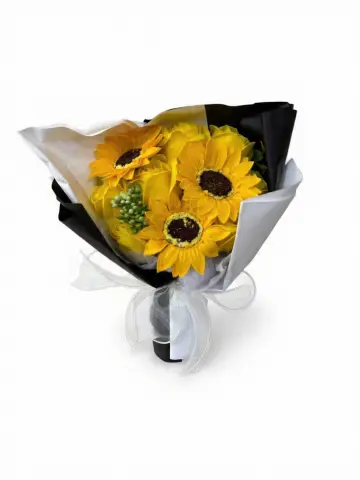 RAMO DE GIRASOLES 23CM RF: PARTY ON 1010