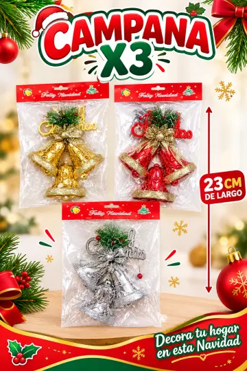 ADORNO CAMPANA X3 RF:HG26-6524-51
