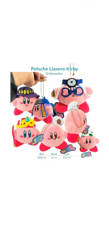 LLAVERO PELUCHE KIRBY RF:BOBI-04
