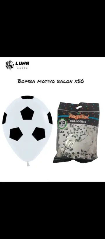 BOMBA MOTIVO BALON R12 X 50