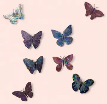 MARIPOSA DECORATIVA PLASTIFICADA X10 RF MAR 1