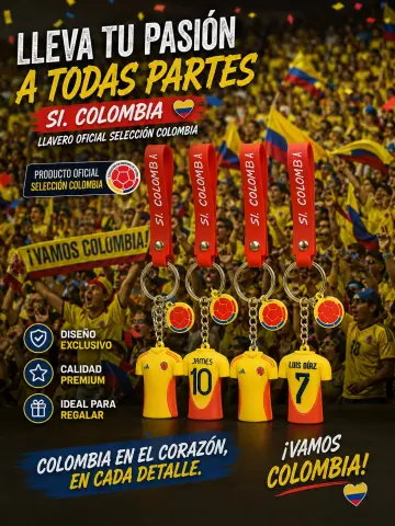 LLAVERO SELECCION COLOMBIA RF:WFC-1242