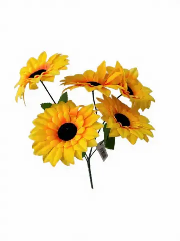 RAMO DE GIRASOLES X5 32CM RF: PARTY ON 1025