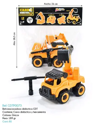 RETROESCABADORA DIDACTICA GDT RF :GDTP0073