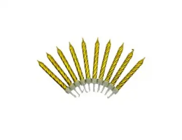 VELA ESPIRAL X10 DORADA RF:IF1556D