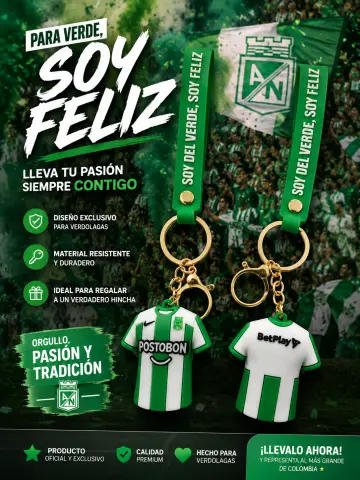 LLAVERO ATLETICO NACIONAL RF:WFC-1237