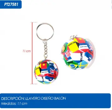 LLAVERO BALON BANDERAS PAISES