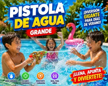 PISTOLA DE AGUA MEDIANA RF:MG53005